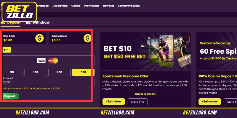 Critical Considerations for a Secure Betzillo Deposit