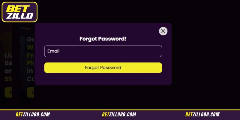 How to Recover Your Password During Betzillo Login